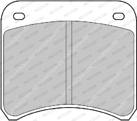 Brake Pad Set, disc brake (FDB342B)