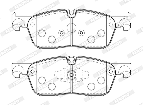 Brake Pad Set, disc brake (FDB5060)