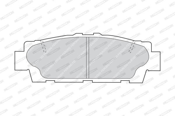 Brake Pad Set, disc brake (FDB945)
