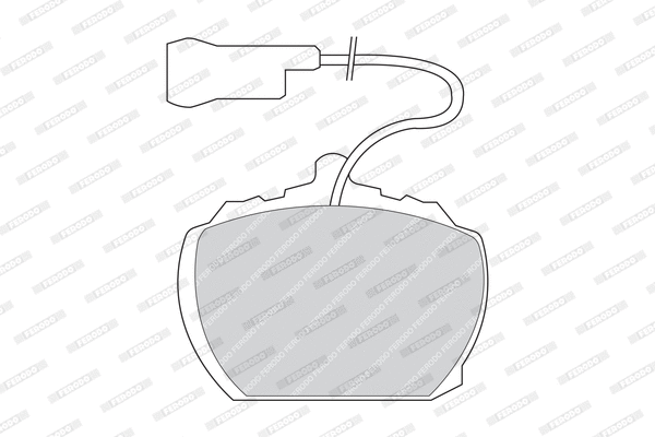 Brake Pad Set, disc brake (FDB835)