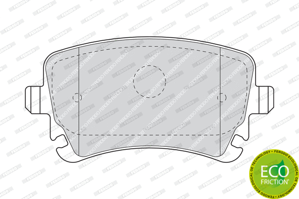 Brake Pad Set, disc brake (FDB1655)