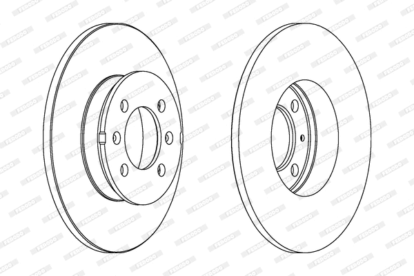Brake Disc (DDF1373)