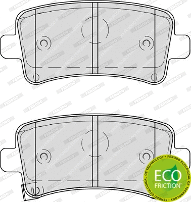 Brake Pad Set, disc brake (FDB4209)