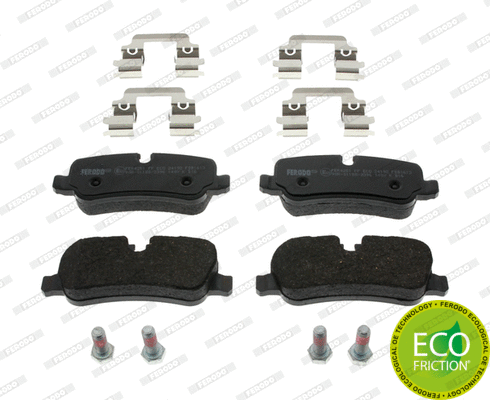 Brake Pad Set, disc brake (FDB1613)