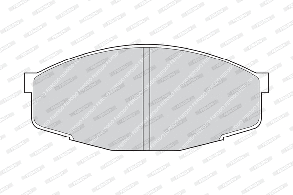 Brake Pad Set, disc brake (FDB281)