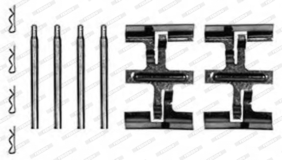 Accessory Kit, disc brake pad (FBA565)