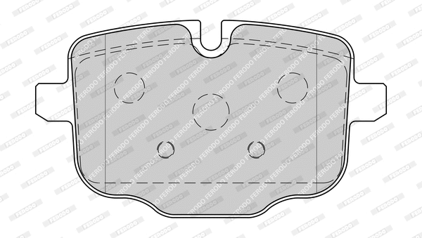 Brake Pad Set, disc brake (FDB4381-D)