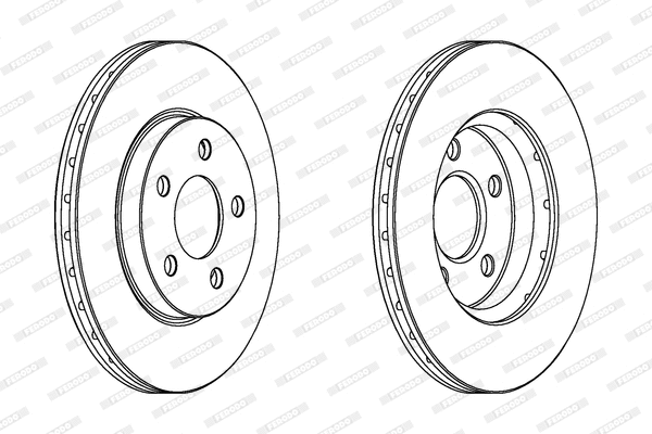 Brake Disc (DDF1376)