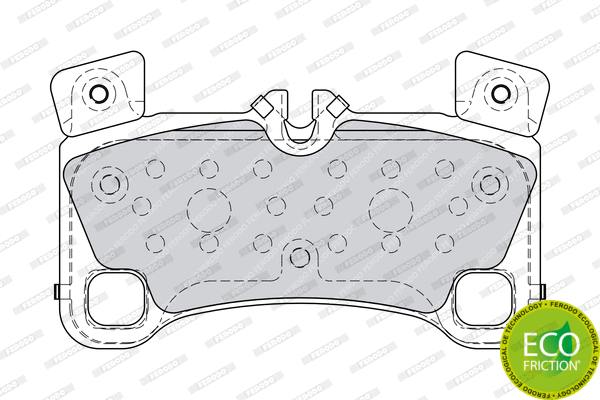 Brake Pad Set, disc brake (FDB4065)
