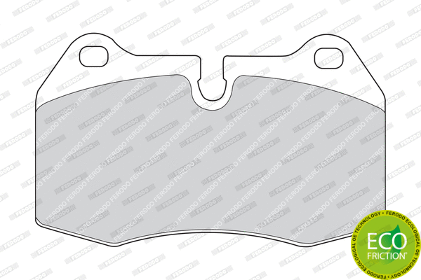 Brake Pad Set, disc brake (FDB998)