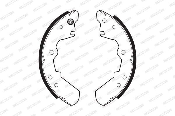 Brake Shoe Set (FSB257)