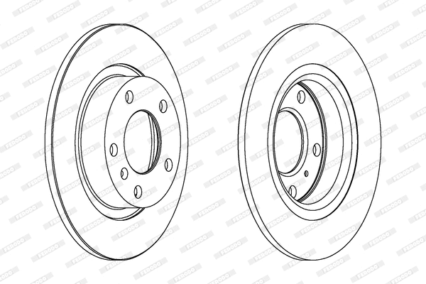 Brake Disc (DDF1651)