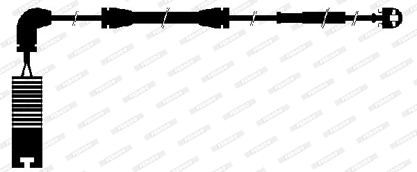 Warning Contact, brake pad wear (FWI265)