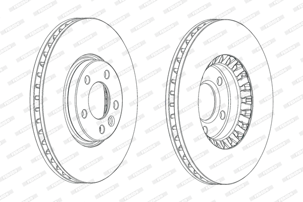Brake Disc (DDF2182C)