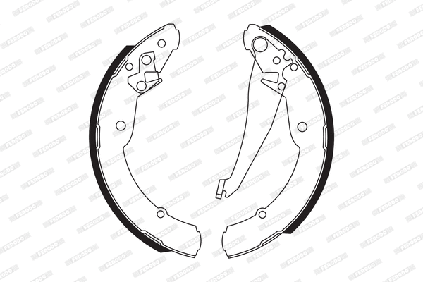 Brake Shoe Set (FSB549)