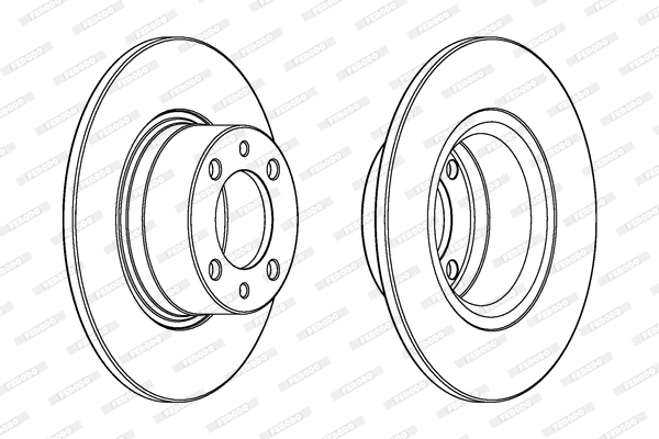 Brake Disc (DDF1035)