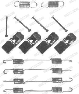 Accessory Kit, brake shoes (FBA102)