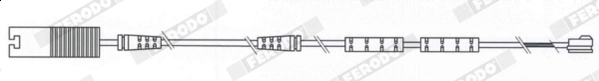 Warning Contact, brake pad wear