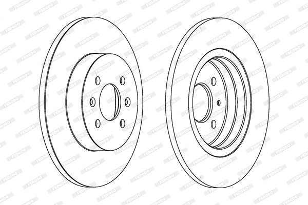 Brake Disc (DDF1295)