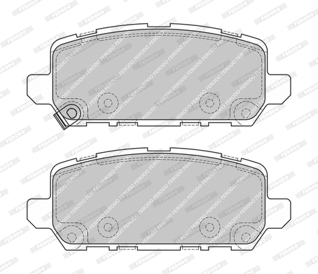 Brake Pad Set, disc brake (FDB4838-D)