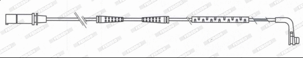 Warning Contact, brake pad wear (FWI329)