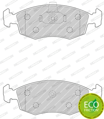 Brake Pad Set, disc brake (FDB4735)