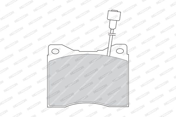 Brake Pad Set, disc brake (FDB426)