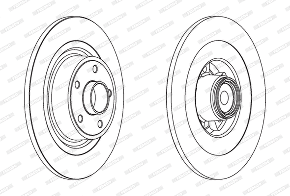 Brake Disc (DDF1654)