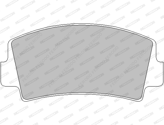 Brake Pad Set, disc brake (FDB40)