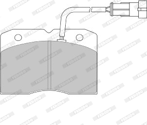 Brake Pad Set, disc brake (FVR1353)