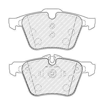 Brake Pad Set, disc brake (FDB5307)