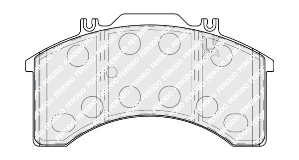 Brake Pad Set, disc brake (FCV770)