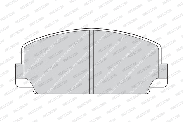 Brake Pad Set, disc brake (FDB77)