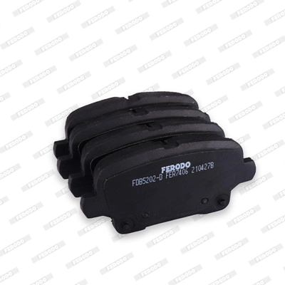 Brake Pad Set, disc brake (FDB5202-D)