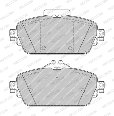 Brake Pad Set, disc brake (FDB4870-D)