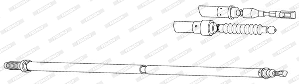 Cable Pull, parking brake (FHB432938)