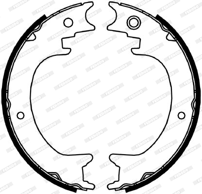 Brake Shoe Set, parking brake