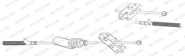 Cable Pull, parking brake (FHB432800)