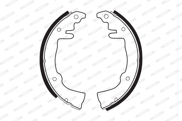 Brake Shoe Set, parking brake (FSB18)