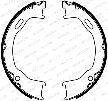 Brake Shoe Set, parking brake (FSB4061)