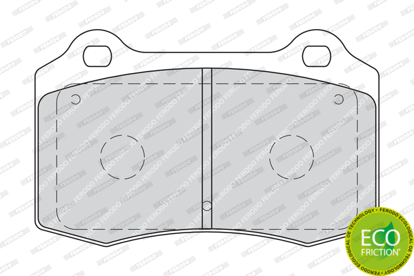 Brake Pad Set, disc brake (FDB1957)