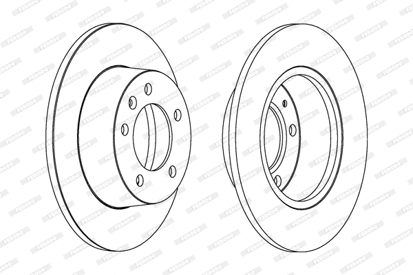 Brake Disc (DDF1272)