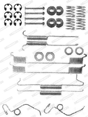 Accessory Kit, brake shoes (FBA32)