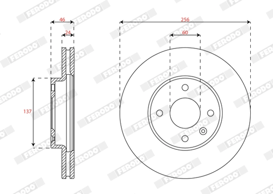 Brake Disc (DDF2540C)