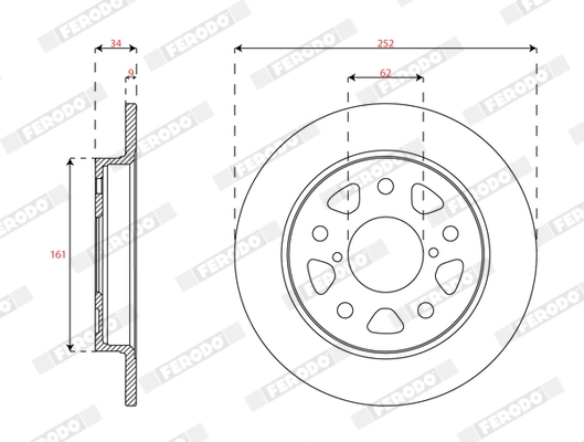 Brake Disc (DDF2856C)