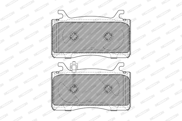 Brake Pad Set, disc brake (FDB4932)