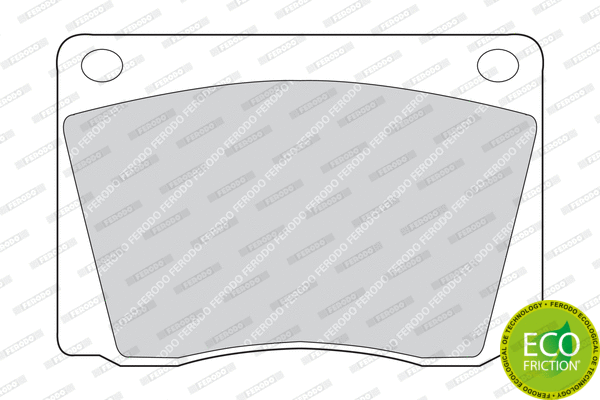 Brake Pad Set, disc brake (FDB9)