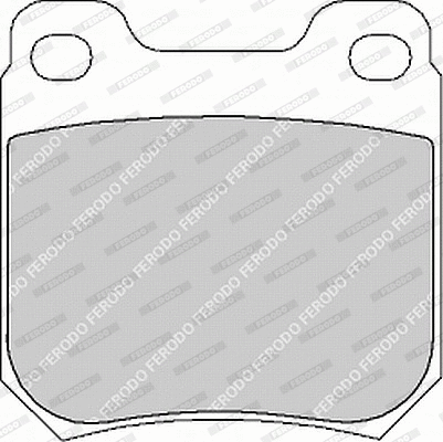 Brake Pad Set, disc brake (FDB1117B)