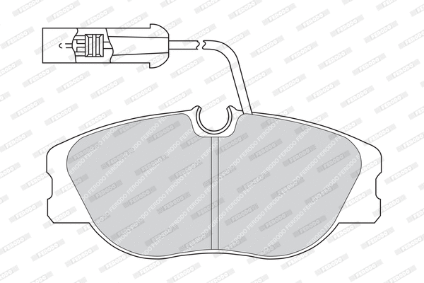 Brake Pad Set, disc brake (FDB650)