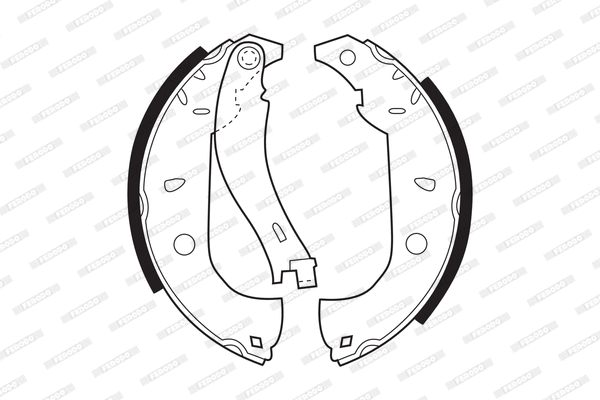 Brake Shoe Set (FSB307)